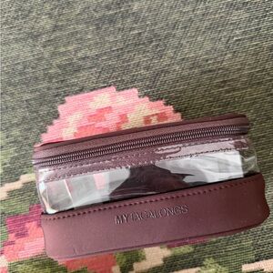 MYTAGALONGS Brown Cosmetic Bag